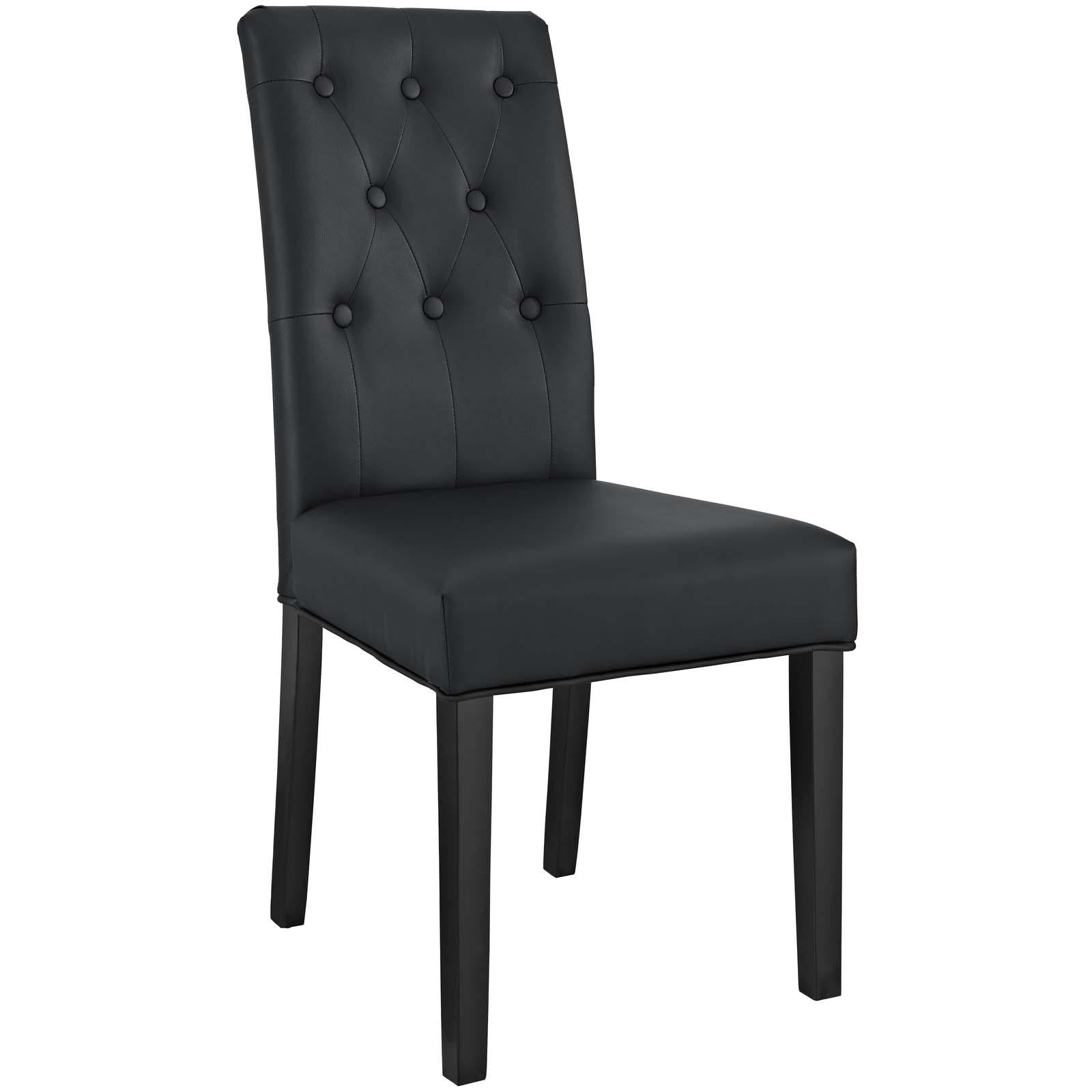 Modway Furniture Modern Confer Dining Side Chair Vinyl Set of 2 - EEI-3323