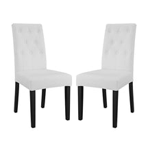 Modway Furniture Modern Confer Dining Side Chair Vinyl Set of 2 - EEI-3323