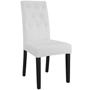 Modway Furniture Modern Confer Dining Side Chair Vinyl Set of 2 - EEI-3323