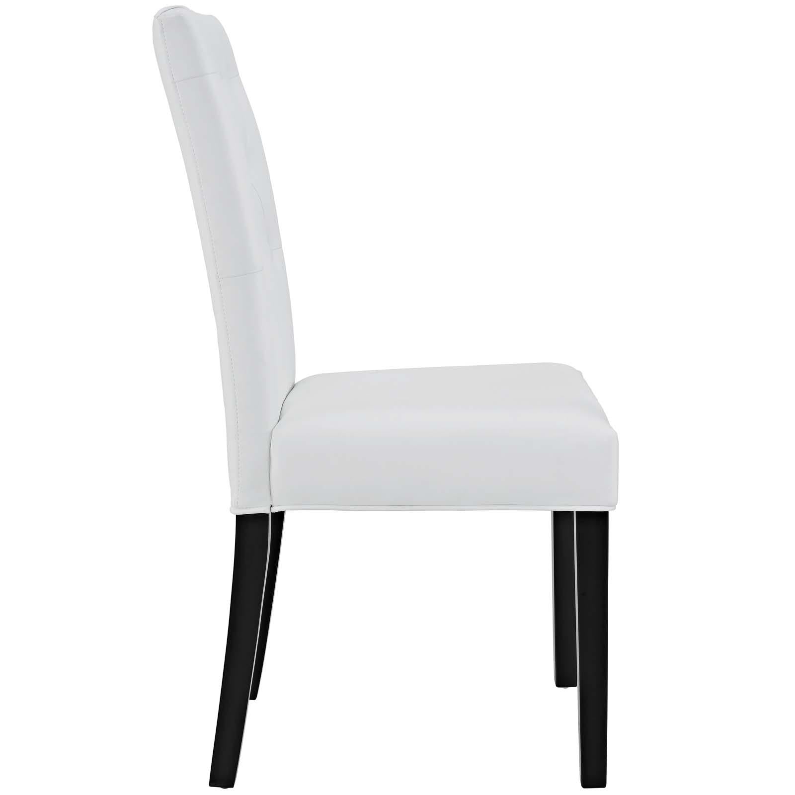 Modway Furniture Modern Confer Dining Side Chair Vinyl Set of 2 - EEI-3323