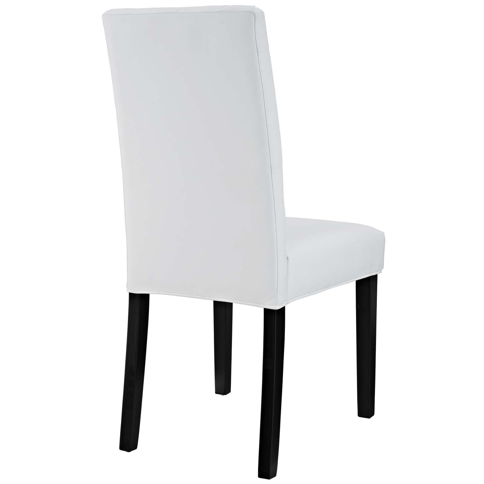 Modway Furniture Modern Confer Dining Side Chair Vinyl Set of 2 - EEI-3323