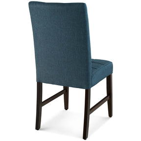 Modway Furniture Modern Promulgate Biscuit Tufted Upholstered Fabric Dining Chair Set of 2 - EEI-3335