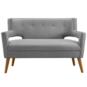 Modway Furniture Modern Sheer Upholstered Fabric Loveseat - EEI-3353