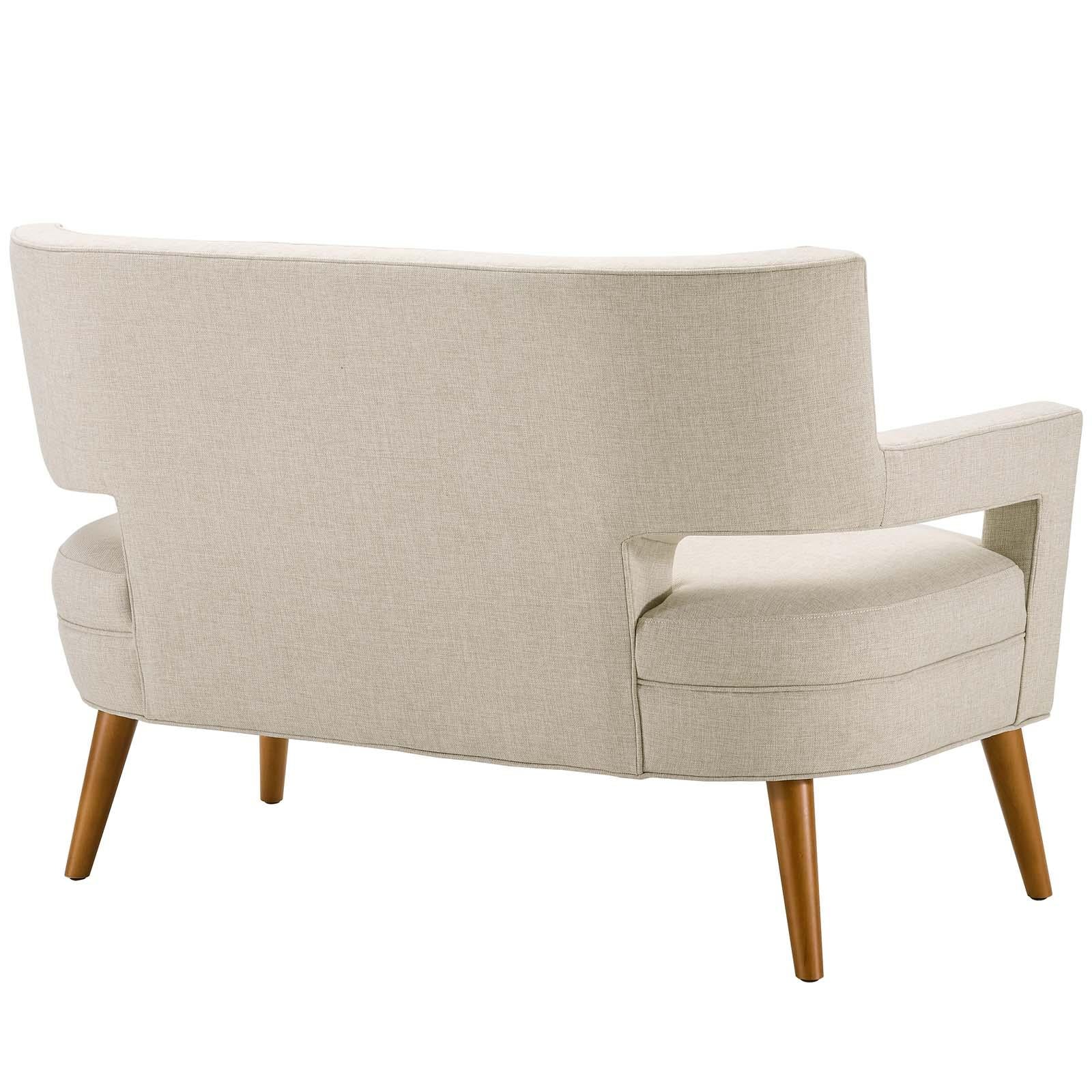 Modway Furniture Modern Sheer Upholstered Fabric Loveseat - EEI-3353