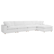 Modway Furniture Modern Commix Down Filled Overstuffed 5 Piece Sectional Sofa Set - EEI-3358