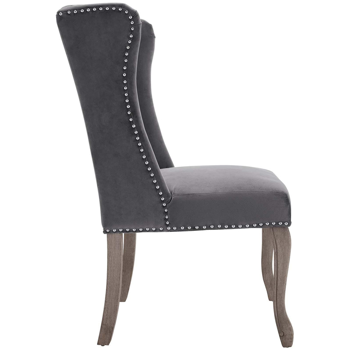 Modway Furniture Modern Apprise French Vintage Dining Performance Velvet Side Chair - EEI-3367