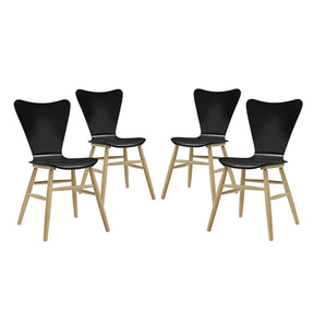 Modway Furniture Modern Cascade Dining Chair Set of 4 - EEI-3380