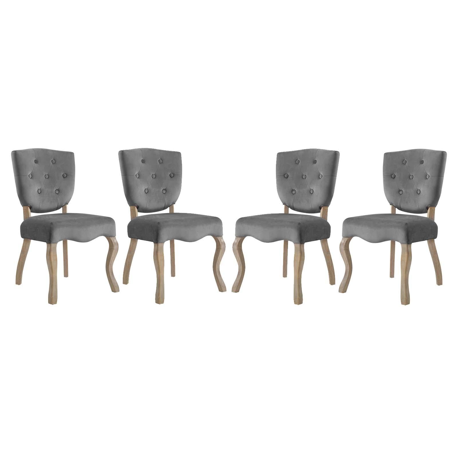 Modway Furniture Modern Array Dining Side Chair Set of 4 - EEI-3382