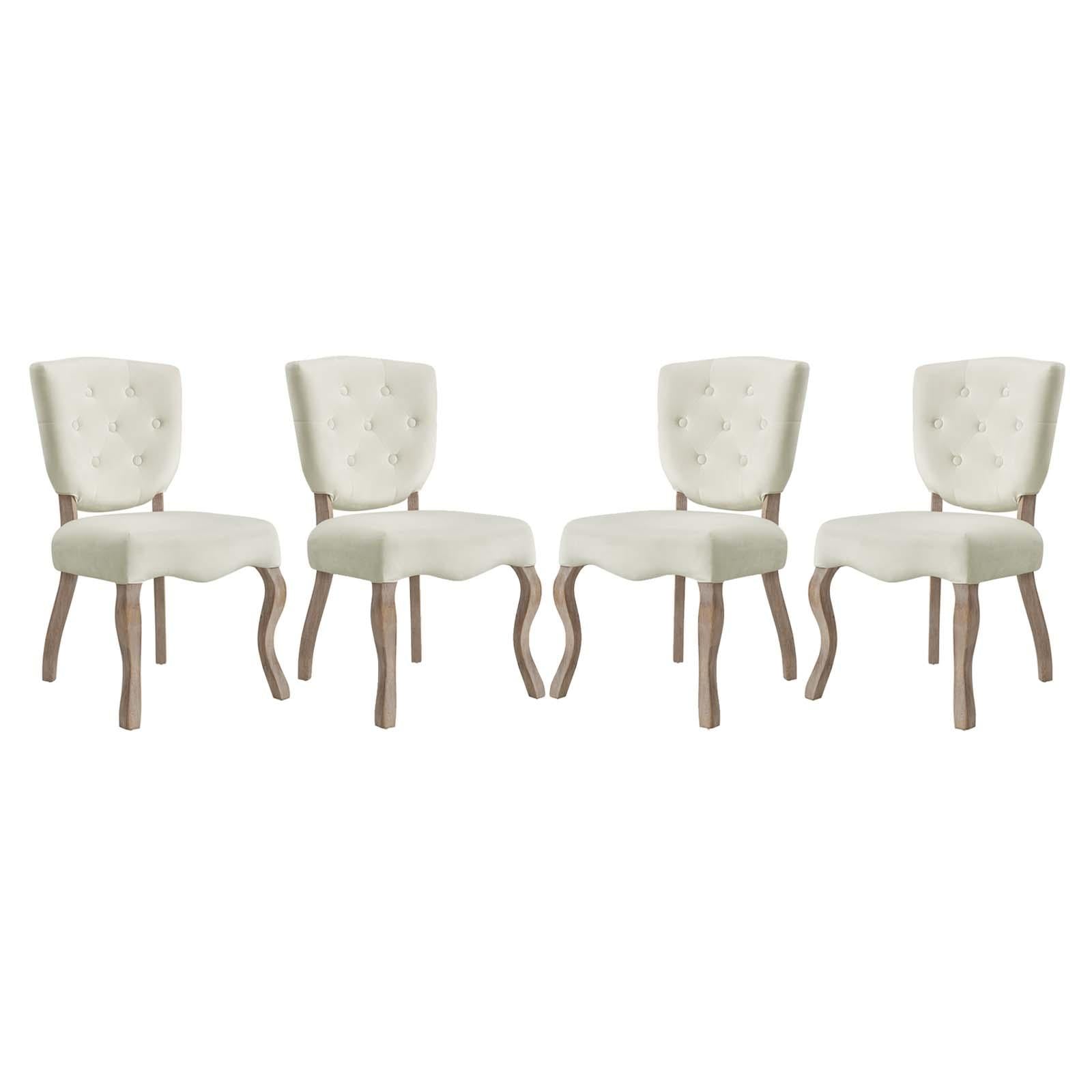 Modway Furniture Modern Array Dining Side Chair Set of 4 - EEI-3382