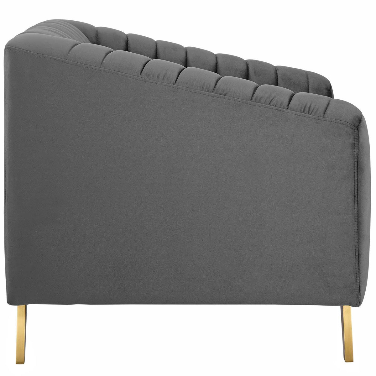 Modway Furniture Modern Valiant Vertical Channel Tufted Performance Velvet Armchair - EEI-3404