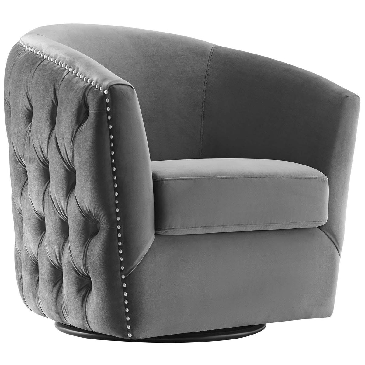 Modway Furniture Modern Rogue Swivel Performance Velvet Armchair - EEI-3434