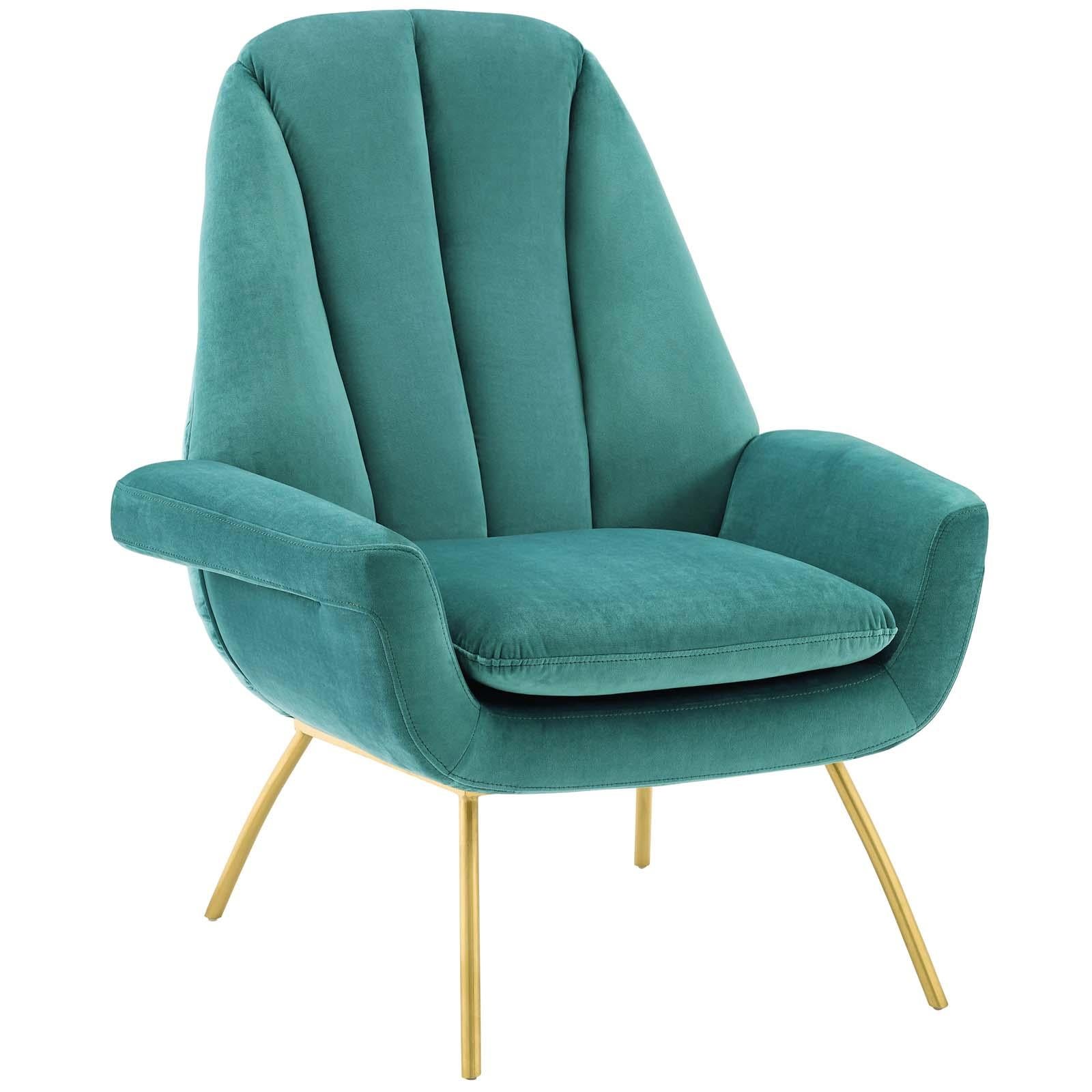 Modway Furniture Modern Summit Accent Performance Velvet Armchair - EEI-3460