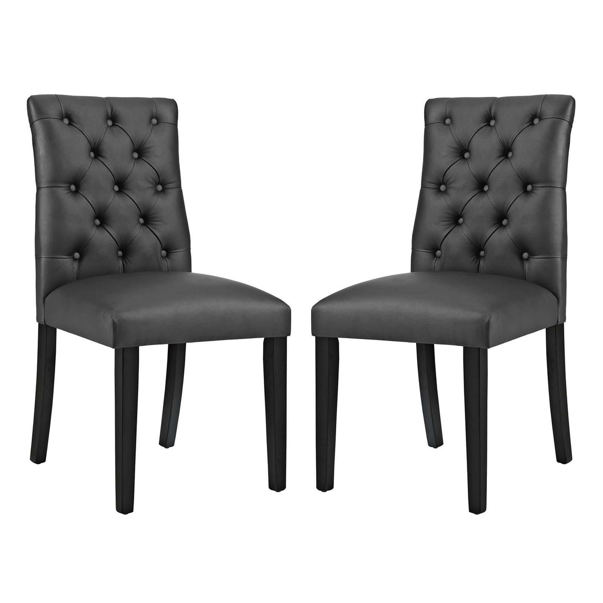 Modway Furniture Modern Duchess Dining Chair Vinyl Set of 2 - EEI-3472