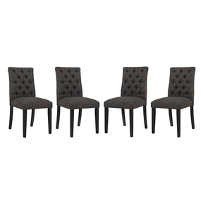 Modway Furniture Modern Duchess Dining Chair Fabric Set of 4 - EEI-3475