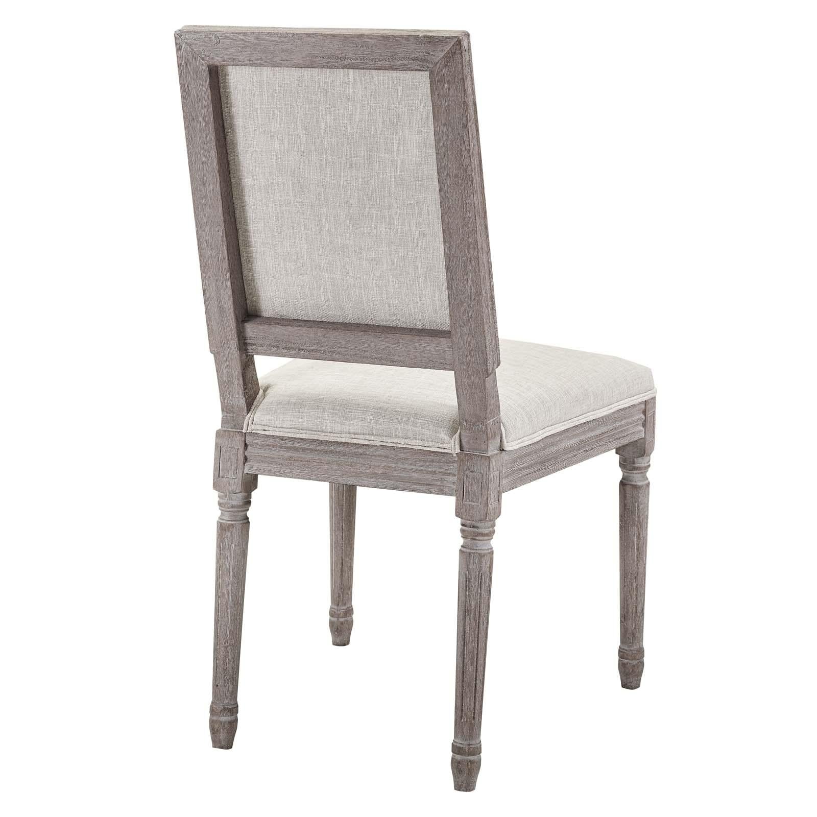 Modway Furniture Modern Court Dining Side Chair Upholstered Fabric Set of 4 - EEI-3501