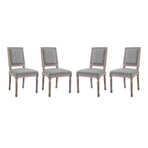 Modway Furniture Modern Court Dining Side Chair Upholstered Fabric Set of 4 - EEI-3501