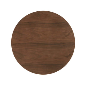 Modway Furniture Modern Lippa 36" Round Walnut Dining Table - EEI-3519