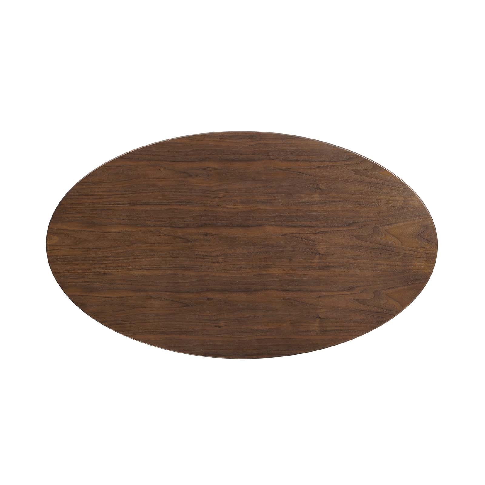 Modway Furniture Modern Lippa 48" Oval Walnut Dining Table - EEI-3520