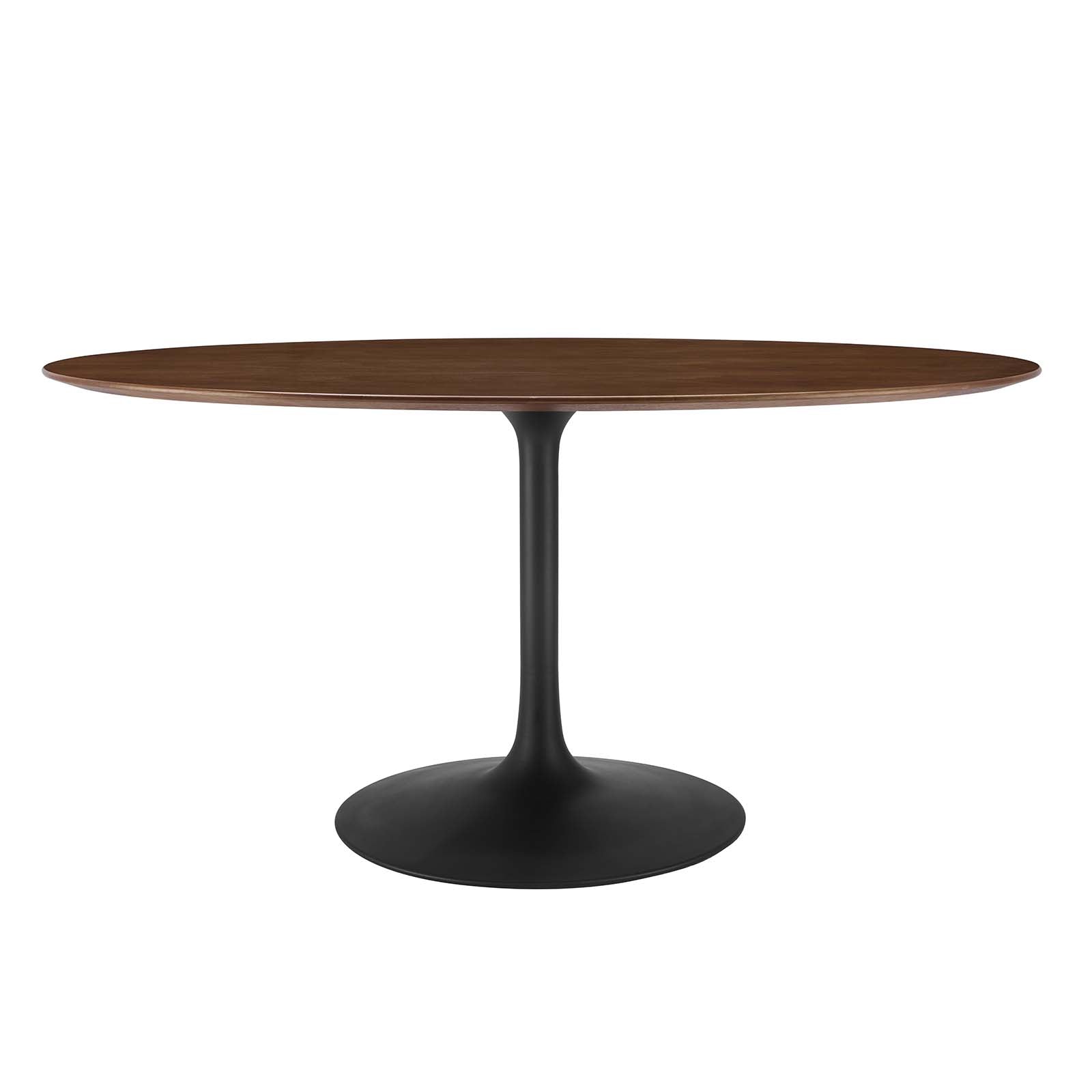 Modway Furniture Modern Lippa 60" Oval Walnut Dining Table - EEI-3543