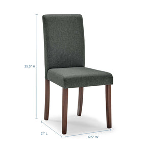 Modway Furniture Modern Prosper Upholstered Fabric Dining Side Chair Set of 2 - EEI-3618