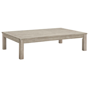 Modway Furniture Modern Wiscasset Outdoor Patio Acacia Wood Coffee Table - EEI-3685