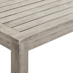 Modway Furniture Modern Wiscasset Outdoor Patio Acacia Wood Coffee Table - EEI-3685