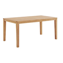 Modway Furniture Modern Portsmouth 63" Karri Wood Outdoor Patio Dining Table - EEI-3688