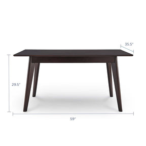 Modway Furniture Modern Oracle 59" Rectangle Dining Table - EEI-3747