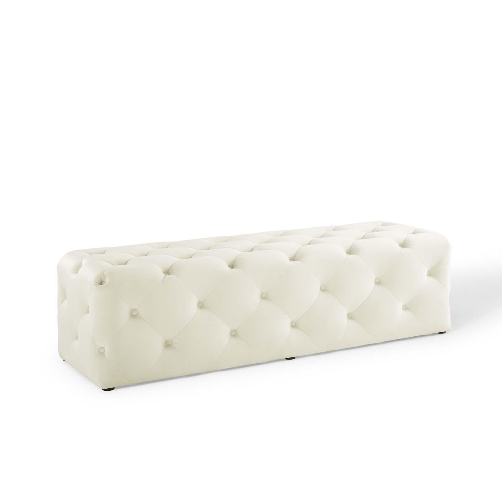 Modway Furniture Modern Amour 60" Tufted Button Entryway Performance Velvet Bench - EEI-3770