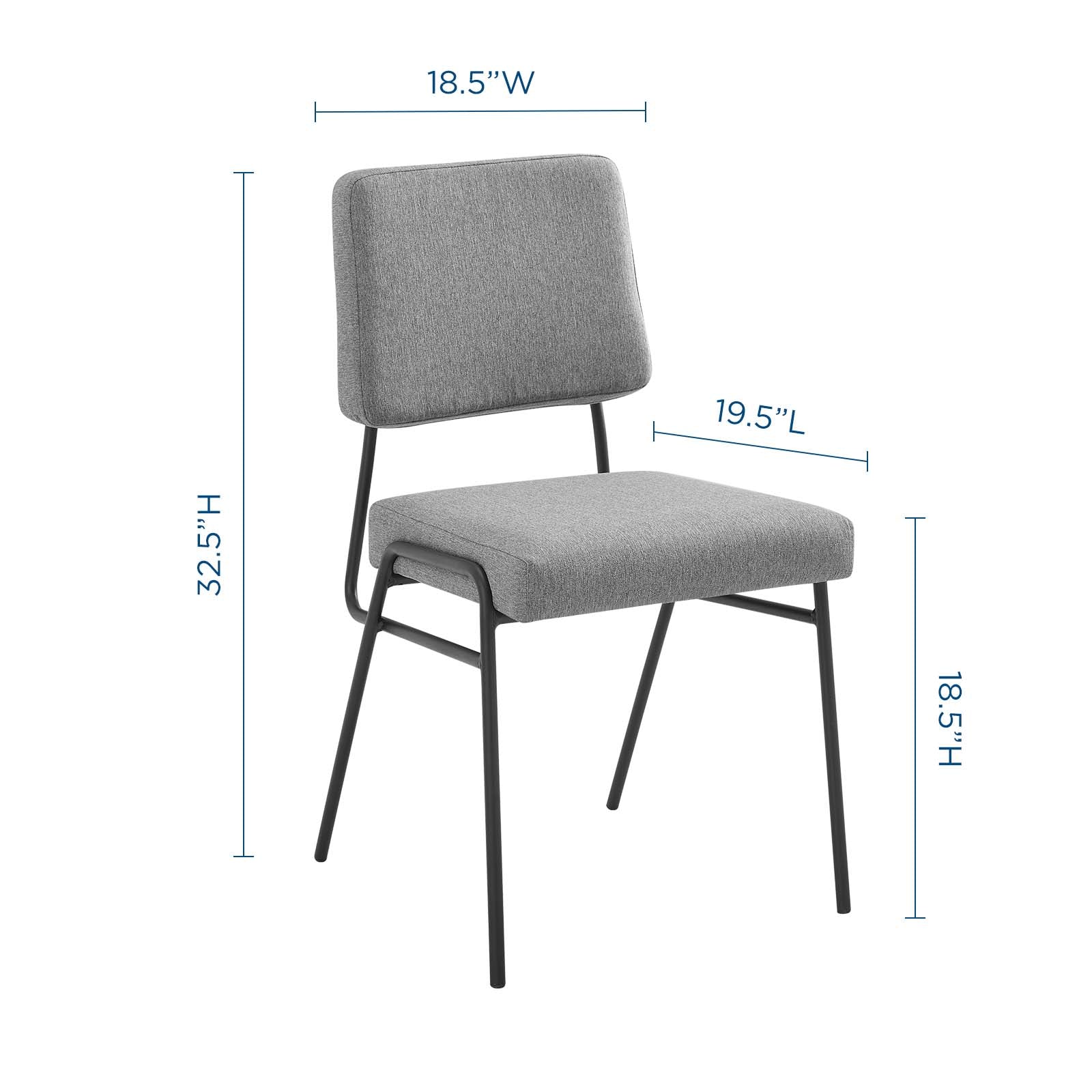 Modway Furniture Modern Craft Upholstered Fabric Dining Side Chair - EEI-3805