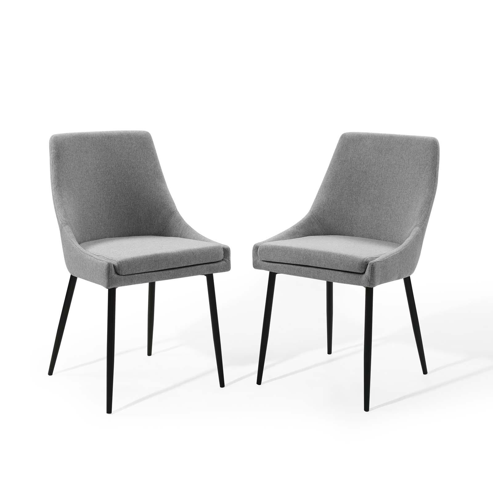 Modway Furniture Modern Viscount Upholstered Fabric Dining Chairs - Set of 2 - EEI-3809