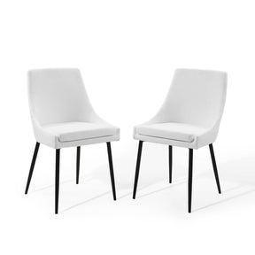 Modway Furniture Modern Viscount Upholstered Fabric Dining Chairs - Set of 2 - EEI-3809