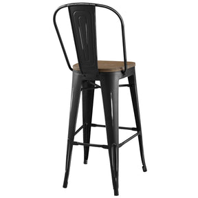 Modway Furniture Modern Promenade Bar Stool Set of 2 - EEI-3896