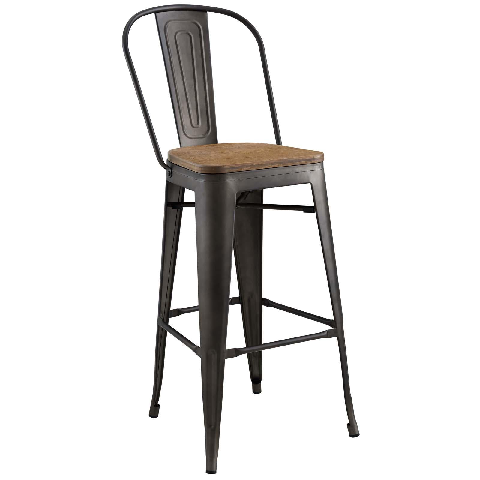 Modway Furniture Modern Promenade Bar Stool Set of 2 - EEI-3896