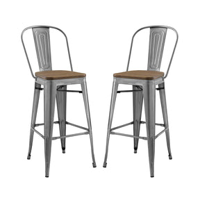 Modway Furniture Modern Promenade Bar Stool Set of 2 - EEI-3896