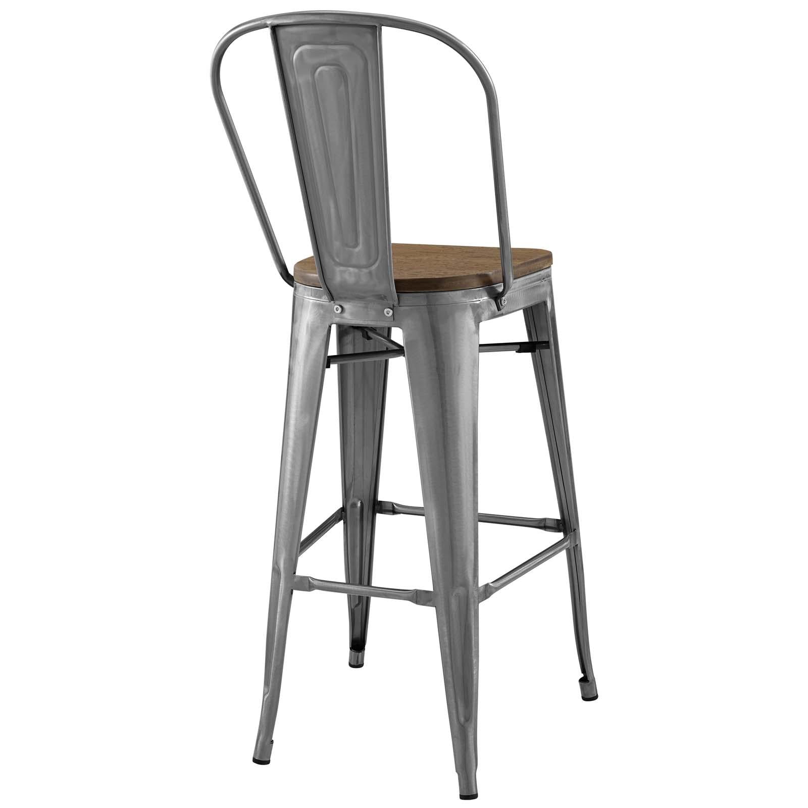 Modway Furniture Modern Promenade Bar Stool Set of 2 - EEI-3896