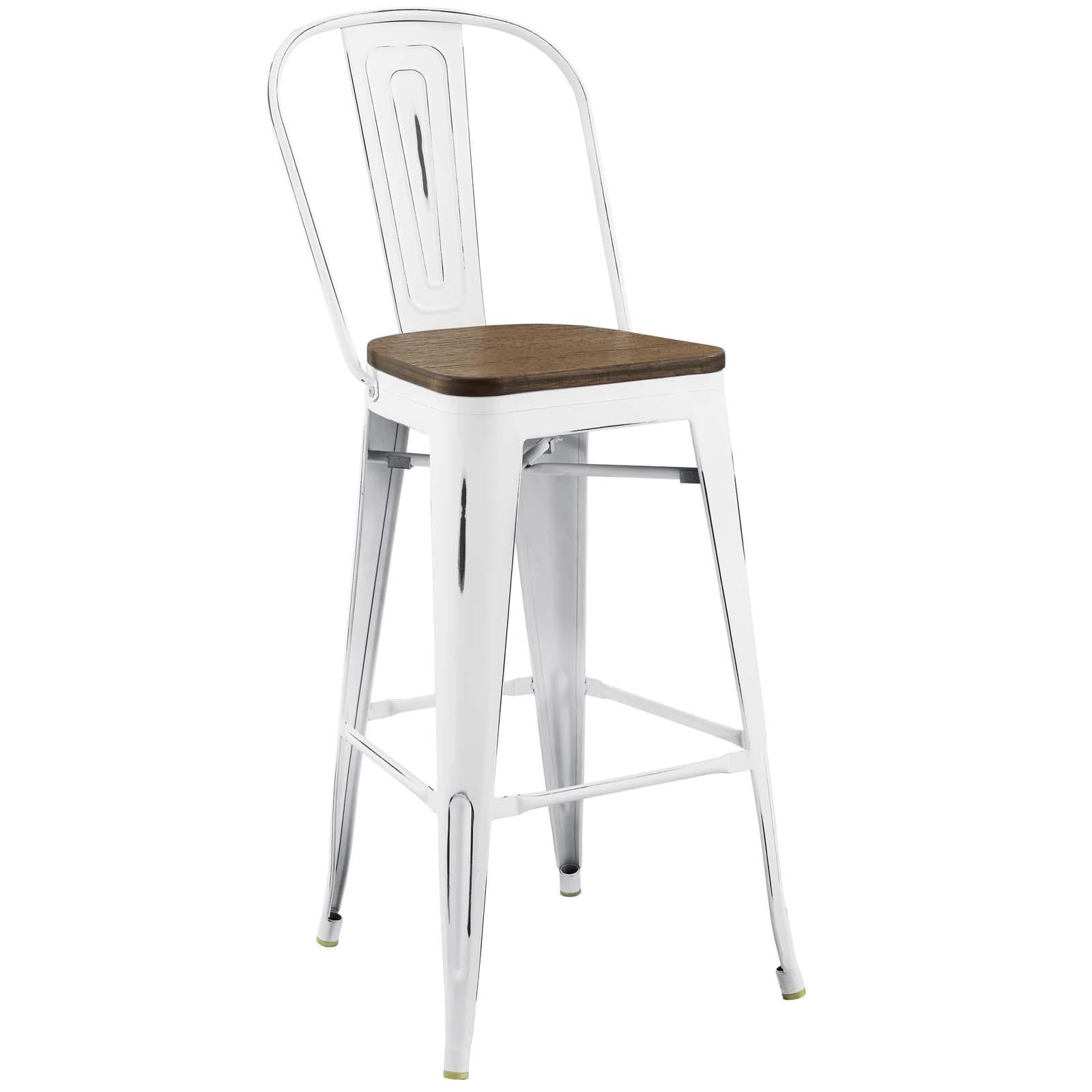 Modway Furniture Modern Promenade Bar Stool Set of 2 - EEI-3896