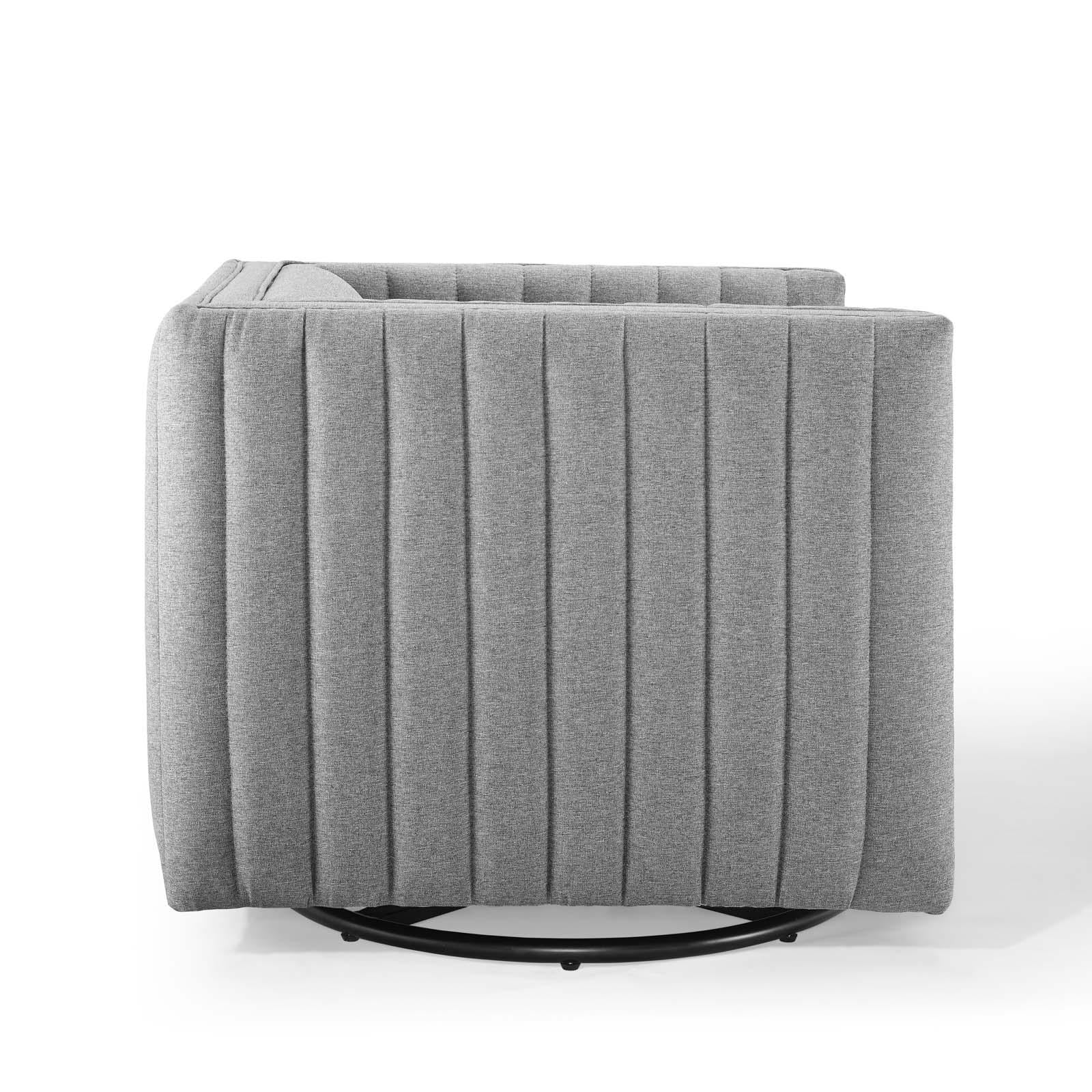 Modway Furniture Modern Conjure Tufted Swivel Upholstered Armchair - EEI-3926