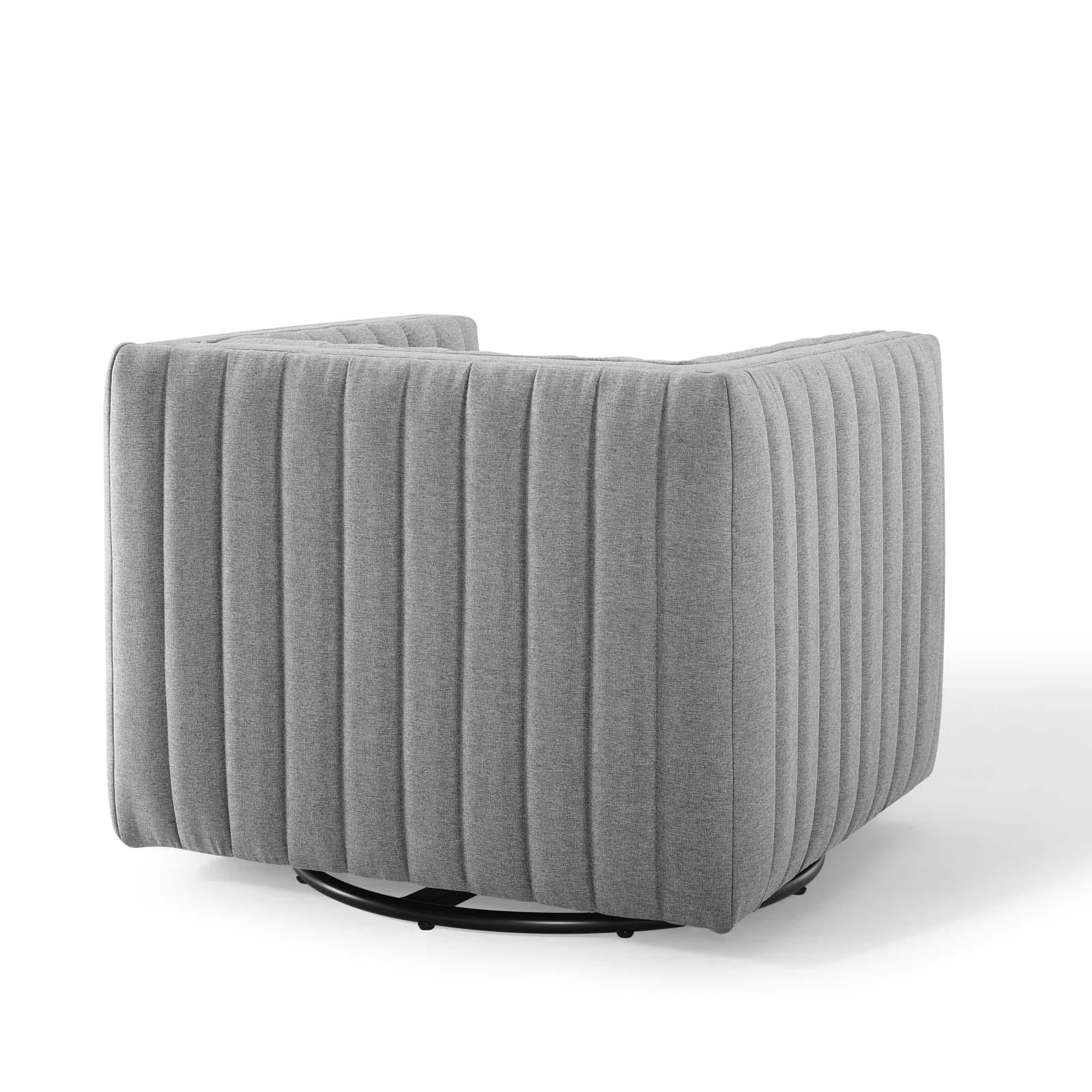 Modway Furniture Modern Conjure Tufted Swivel Upholstered Armchair - EEI-3926