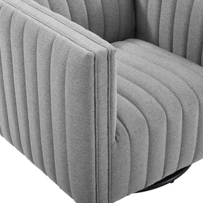 Modway Furniture Modern Conjure Tufted Swivel Upholstered Armchair - EEI-3926