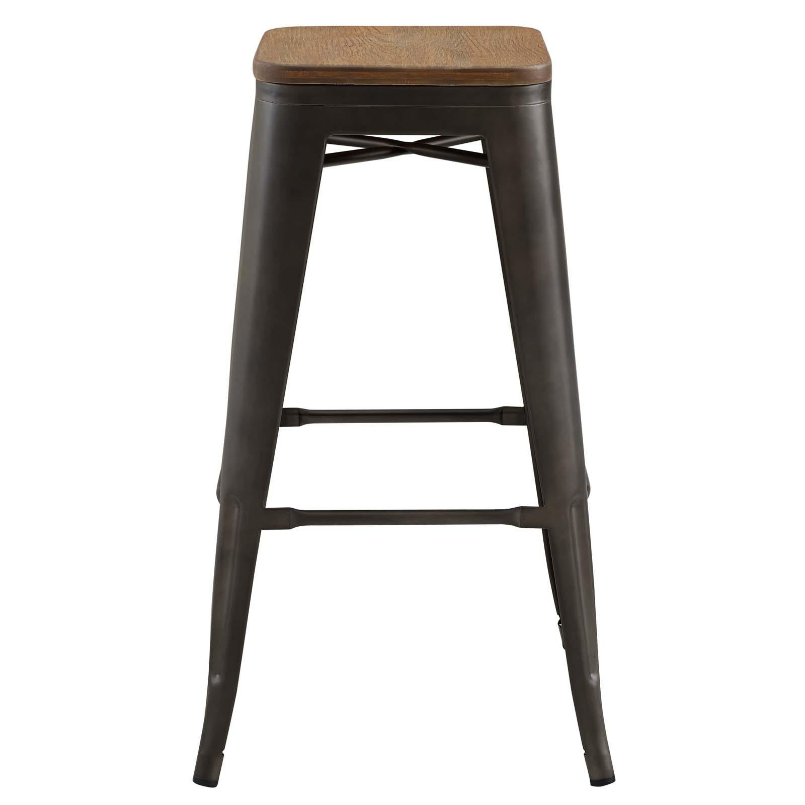 Modway Furniture Modern Promenade Bar Stool Set of 4 - EEI-3957