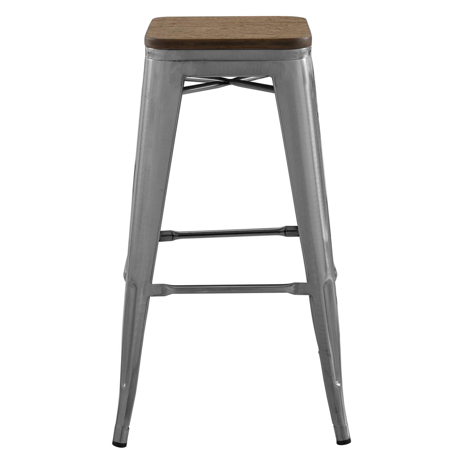 Modway Furniture Modern Promenade Bar Stool Set of 4 - EEI-3957