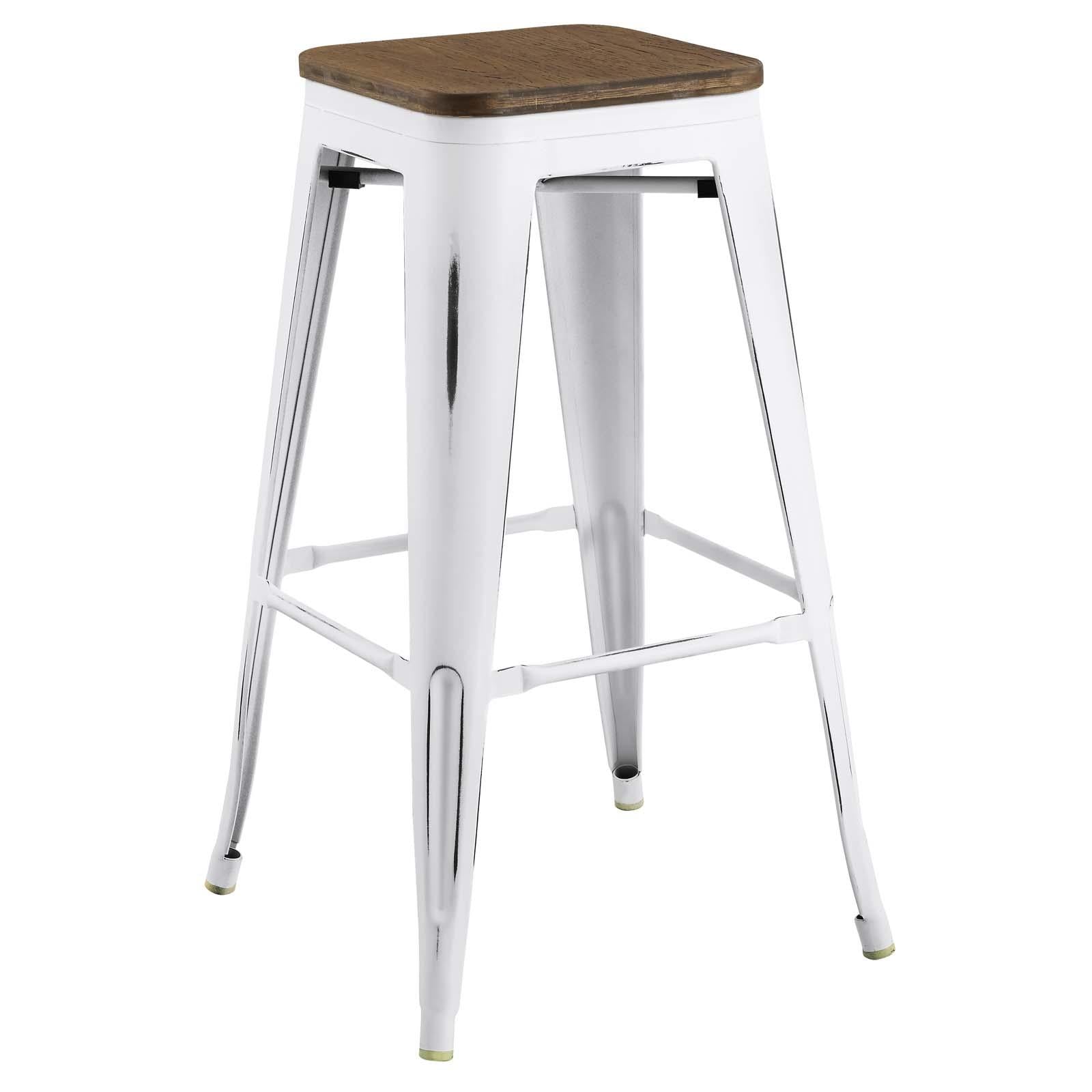 Modway Furniture Modern Promenade Bar Stool Set of 4 - EEI-3957