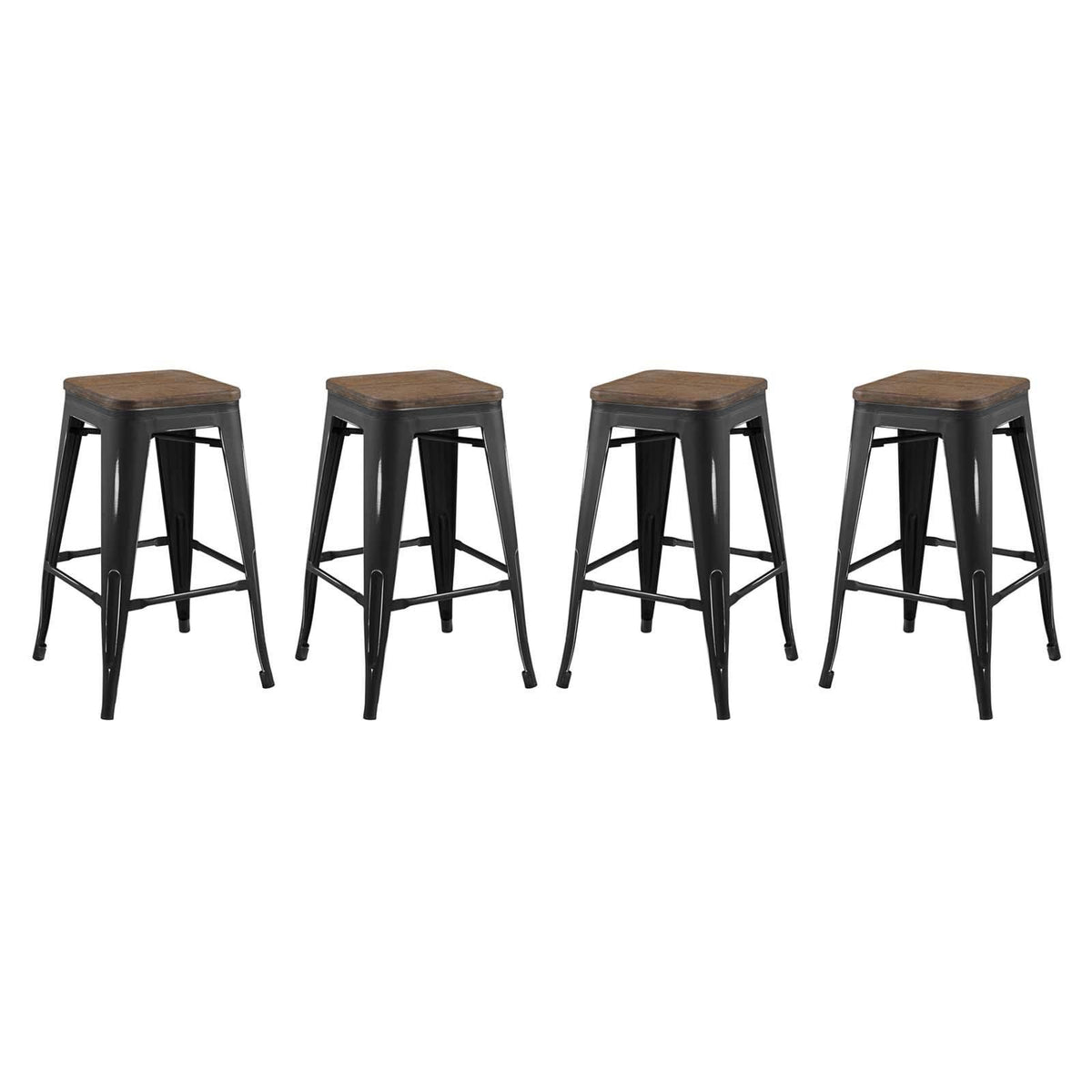 Modway Furniture Modern Promenade Counter Stool Set of 4 - EEI-3959