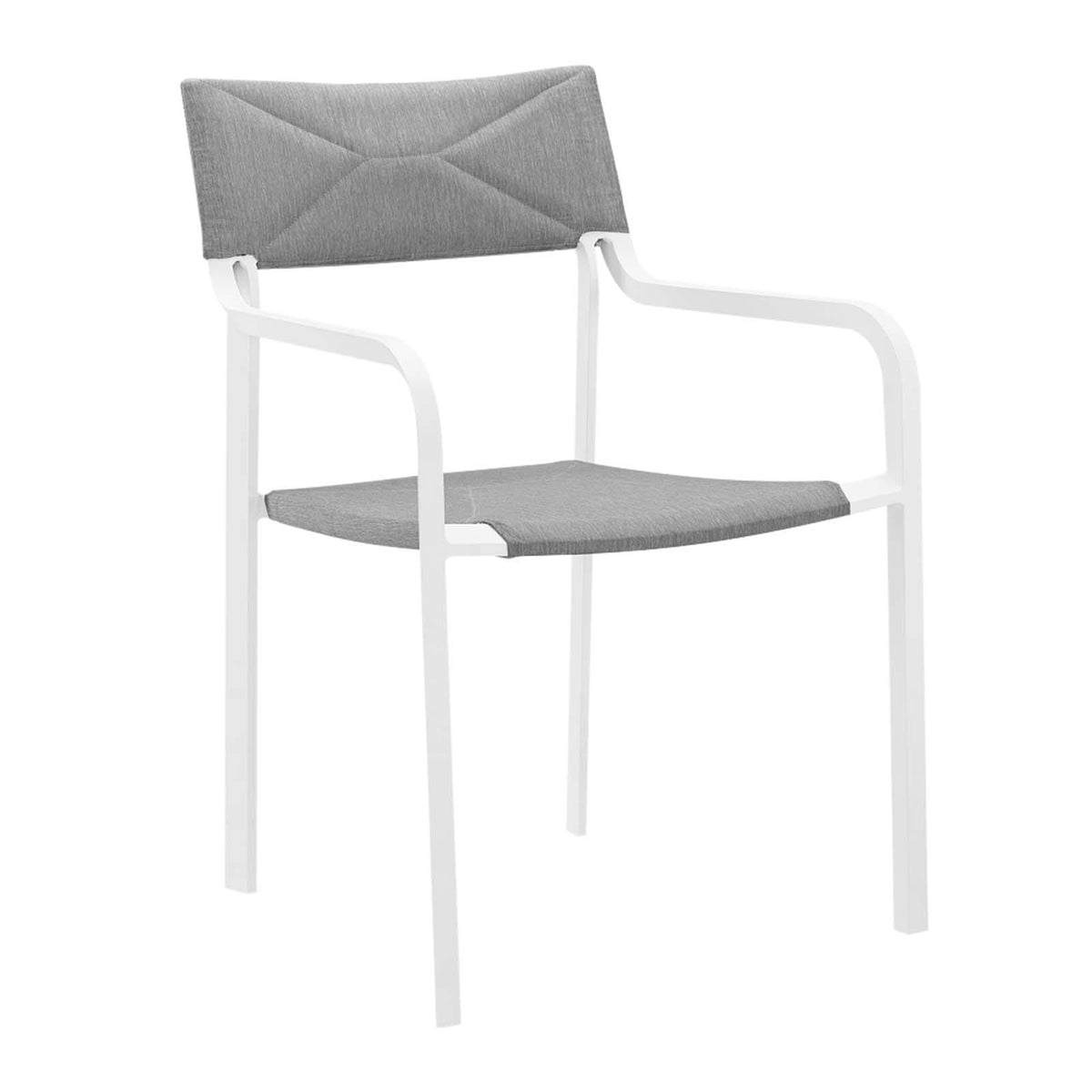 Modway Furniture Modern Raleigh Outdoor Patio Aluminum Armchair Set of 2 - EEI-3962