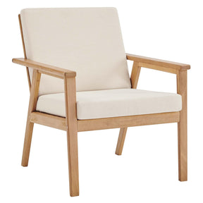 Modway Furniture Modern Vero Outdoor Patio Ash Wood Armchair Set of 2 - EEI-3994