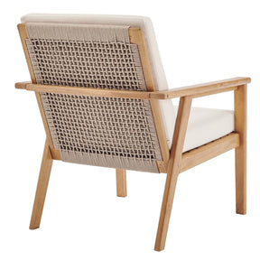 Modway Furniture Modern Vero Outdoor Patio Ash Wood Armchair Set of 2 - EEI-3994