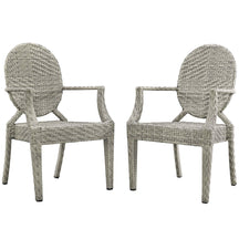 Modway Furniture Modern Casper Outdoor Patio Dining Armchair Set of 2 - EEI-4012