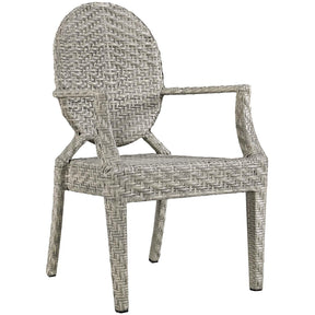 Modway Furniture Modern Casper Outdoor Patio Dining Armchair Set of 2 - EEI-4012