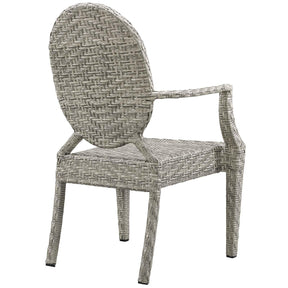 Modway Furniture Modern Casper Outdoor Patio Dining Armchair Set of 2 - EEI-4012